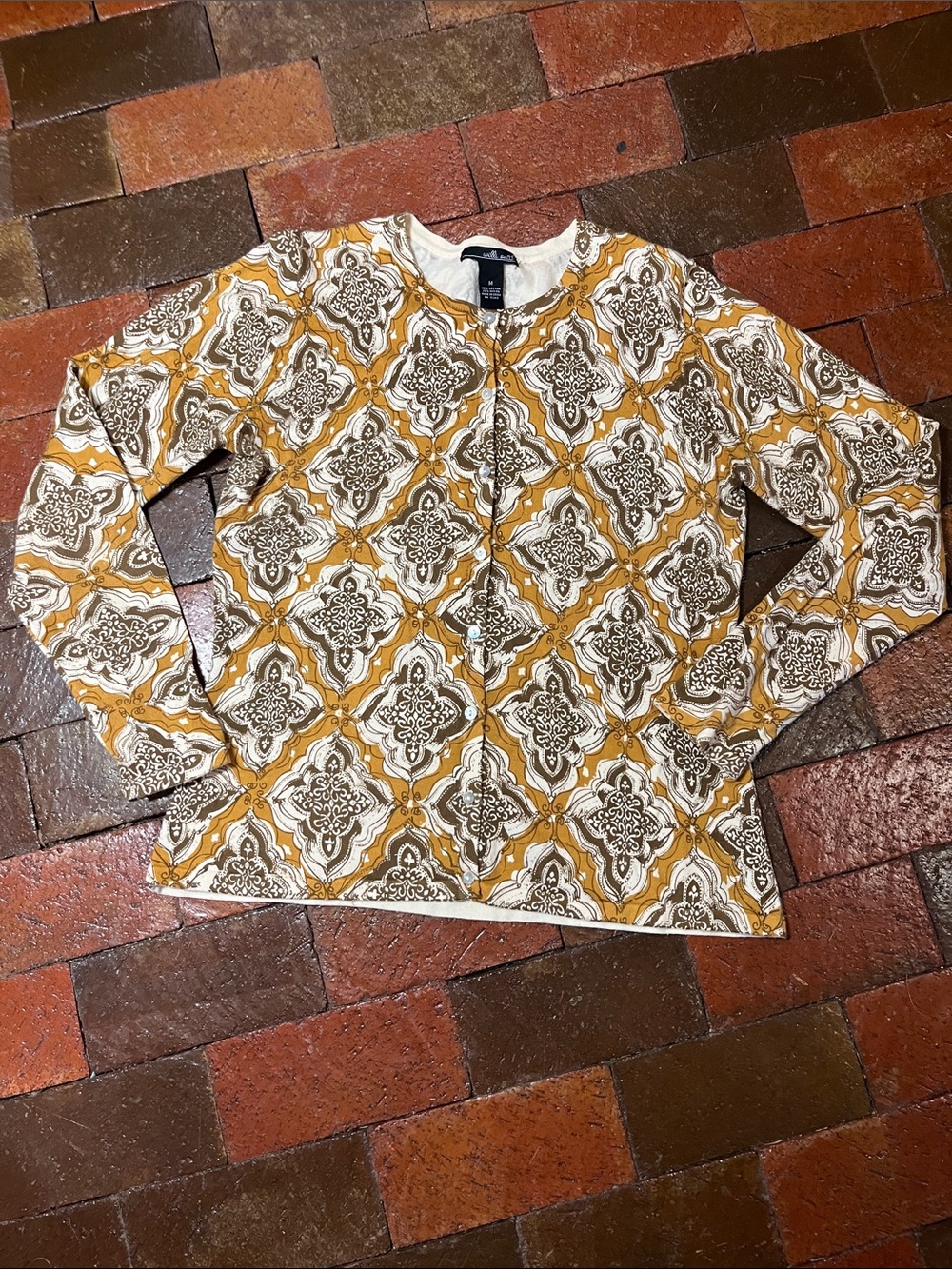 WOMEN SWEATER MEDIUM Willi Smith cardigan 3062